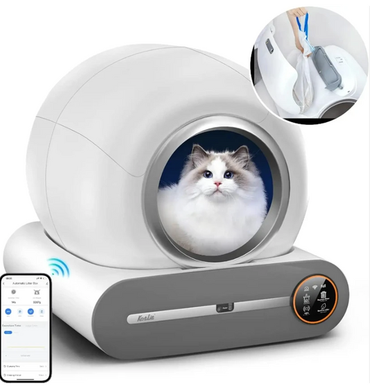 Automatic Smart Intelligent Wifi App Self-Cleaning Odor-Free Premium Cat Litter Box